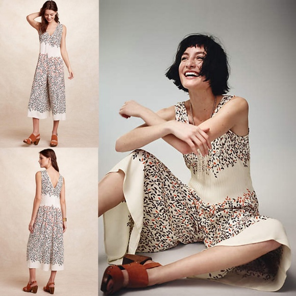 Anthropologie Pants - Anthropologie Elevenses Arboreta Pintuck Jumpsuit